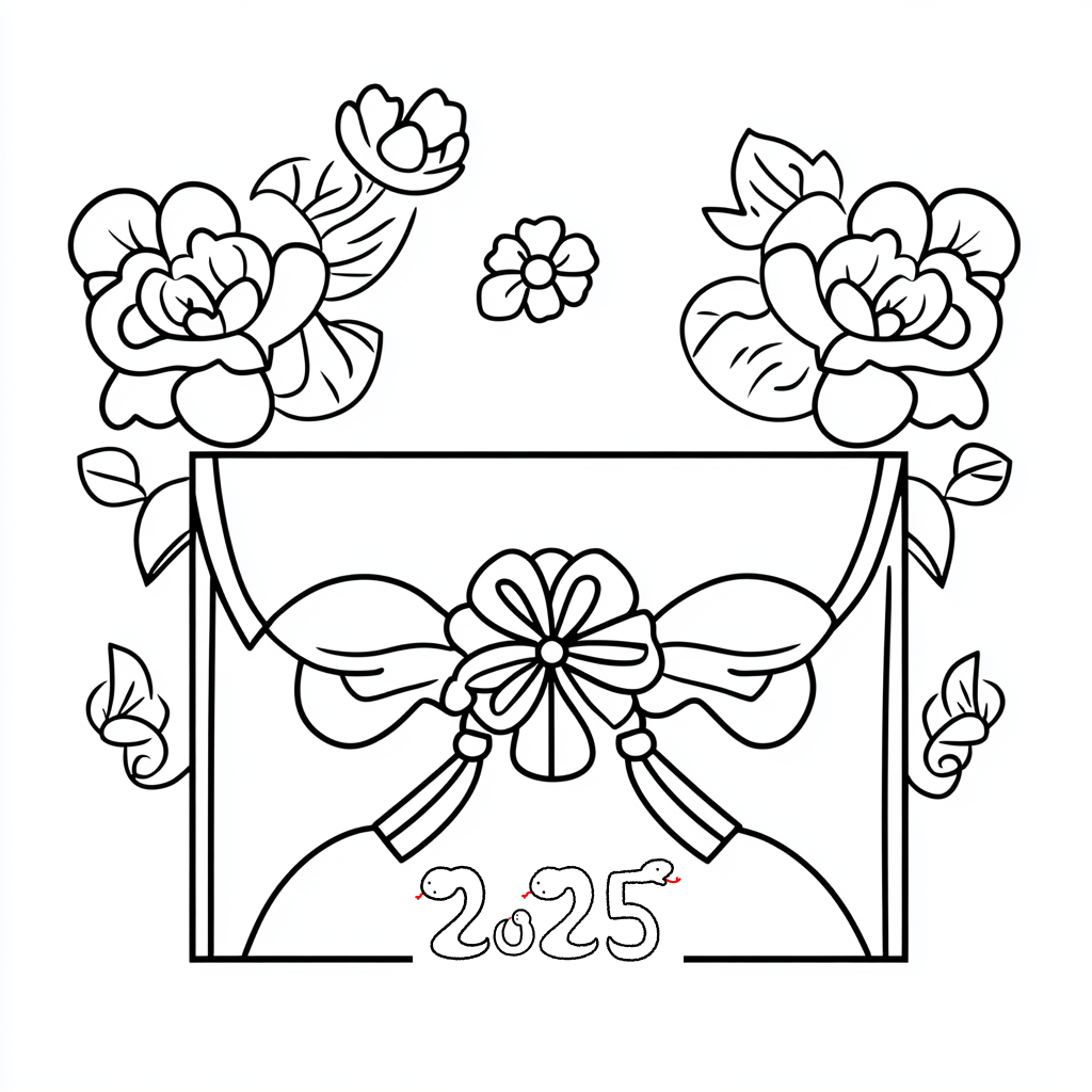 tranh tô màu tết 2025 cho trẻ 3-5 tuổi ảnh 12