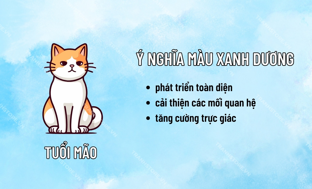 ý nghĩa màu xanh dương tuổi mão