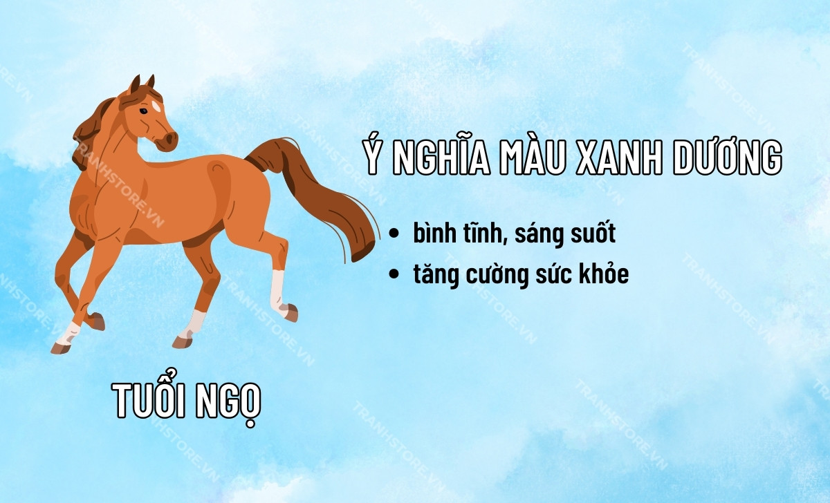 ý nghĩa màu xanh dương tuổi ngọ