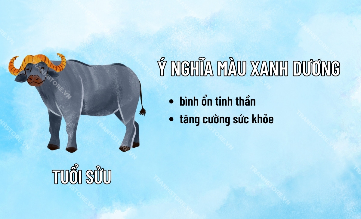 ý nghĩa màu xanh dương tuổi sửu