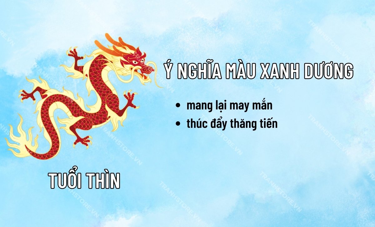 ý nghĩa màu xanh dương tuổi thìn