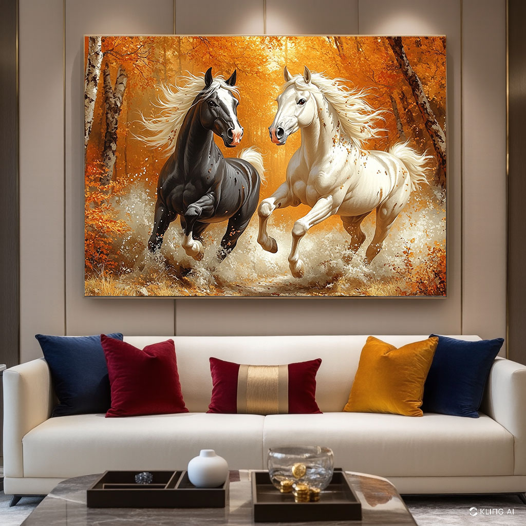 Tranh 2 Con Ngựa - Song Mã Thu Lâm | TN22