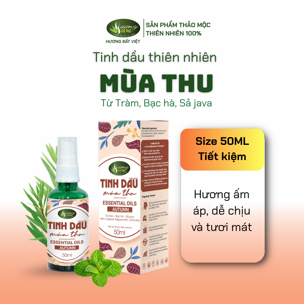 Tinh dầu Mùa Thu 50ml-Mẫu mới