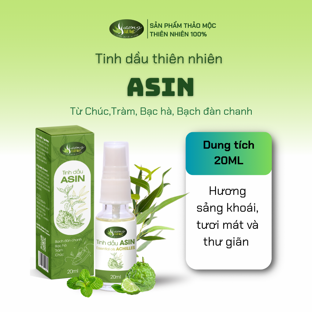 Tinh dầu ASin 20ml-Mẫu mới