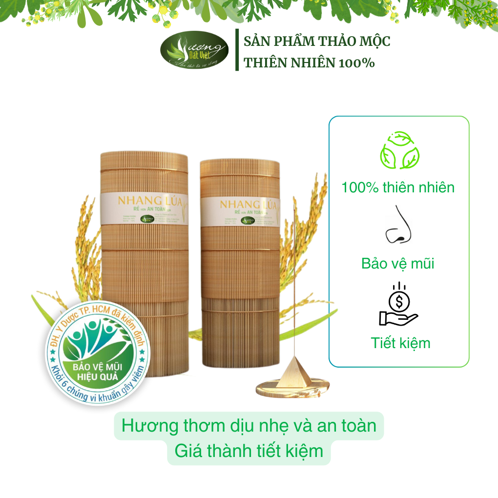Nhang thắp 29cm/Lúa 250g