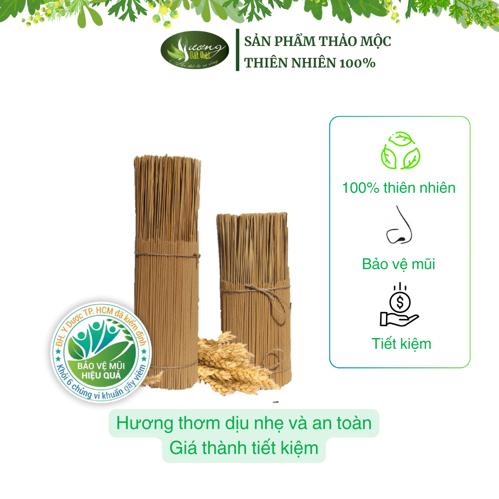 Nhang thắp 29cm/Lúa 250g