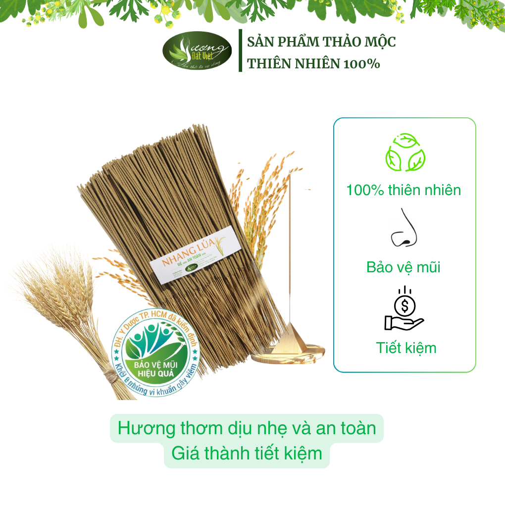 Nhang thắp 40cm/Lúa 250g