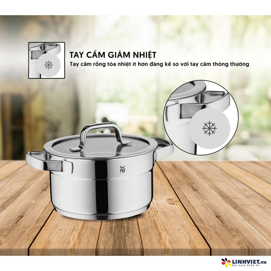 Bộ Nồi WMF Compact Cuisine set 4 nồi - 0790046380