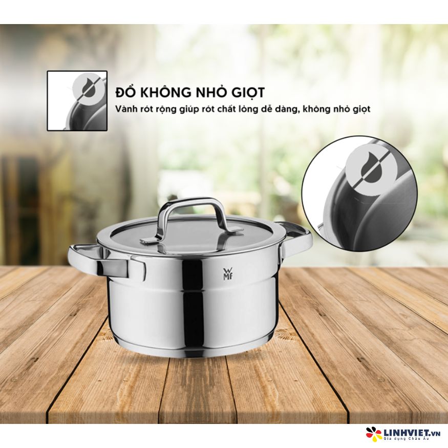 Bộ Nồi WMF Compact Cuisine set 4 nồi - 0790046380