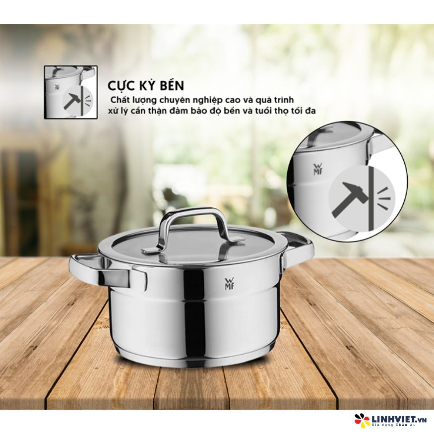 Bộ Nồi WMF Compact Cuisine set 4 nồi - 0790046380