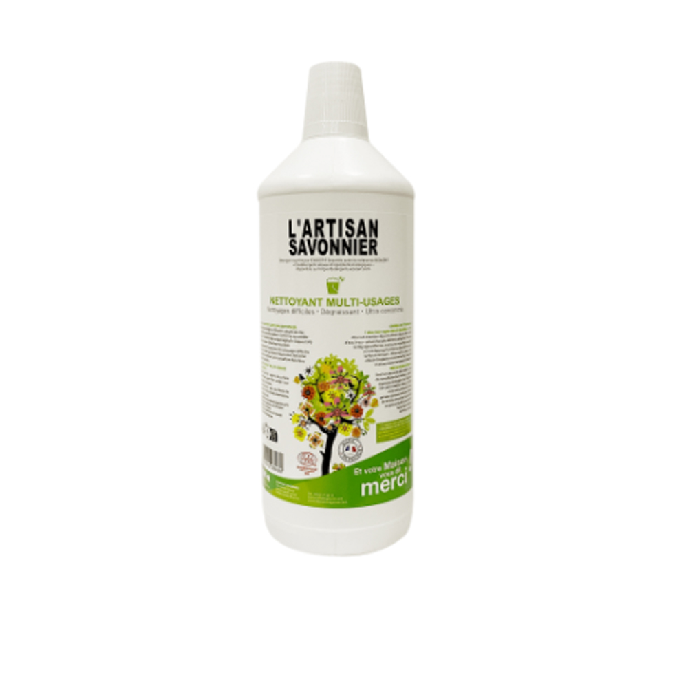 Tẩy rửa đa năng hữu cơ nhiều bề mặt Artisan Savonnier 1L