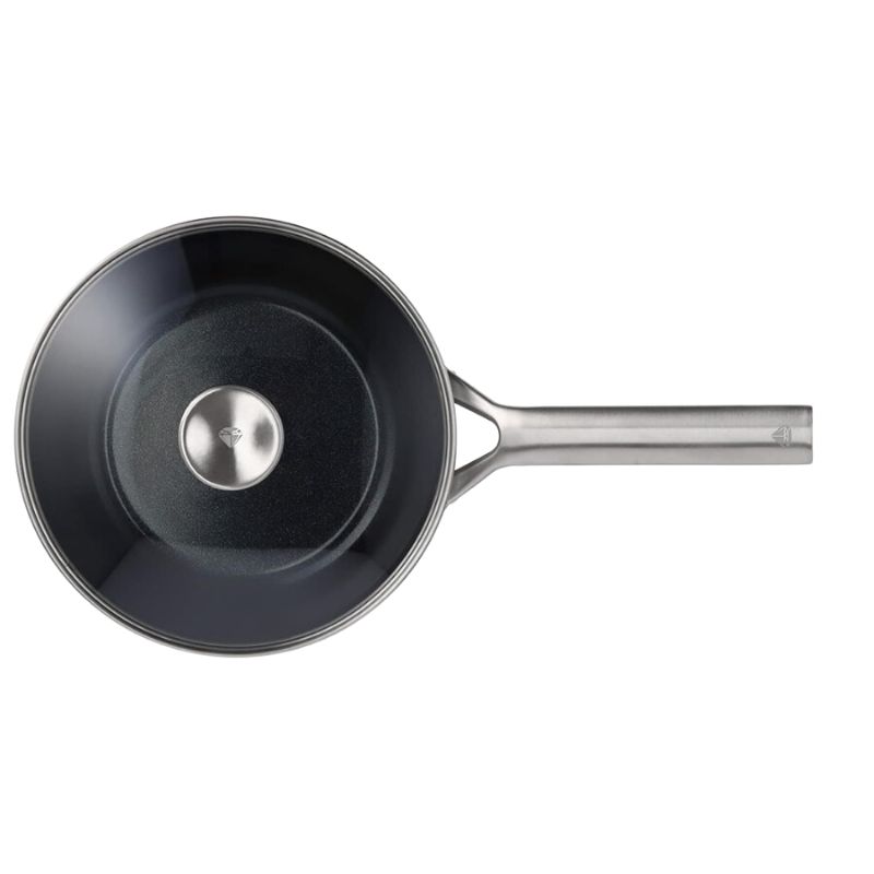 Quánh chống dính inox 304 phủ tinh thể kim cương cao cấp Blue Diamond 16cm có nắp kính - CC004819-101