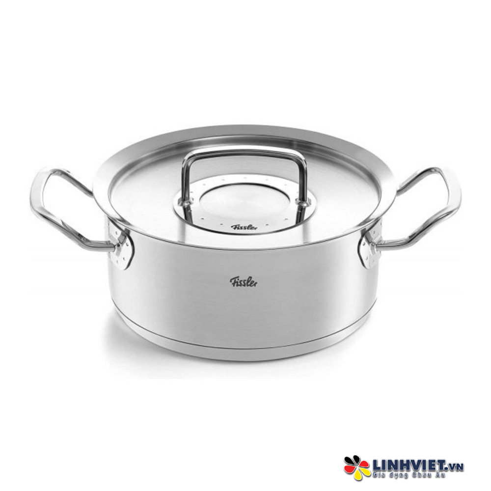 Bộ nồi Fissler Original Profi Collection 5 (4 nồi 1 quánh, nắp inox)