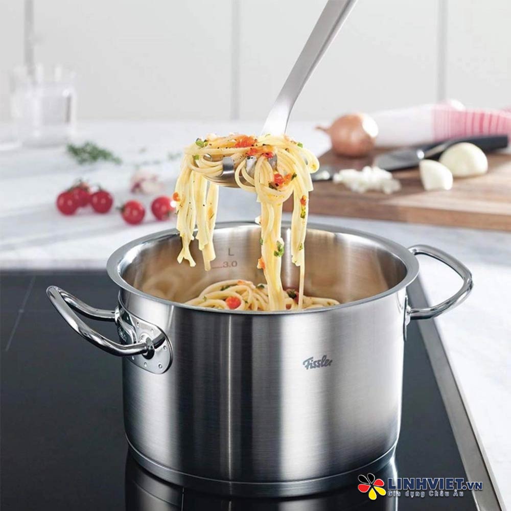 Bộ nồi Fissler Original Profi Collection 5 (4 nồi 1 quánh, nắp inox)