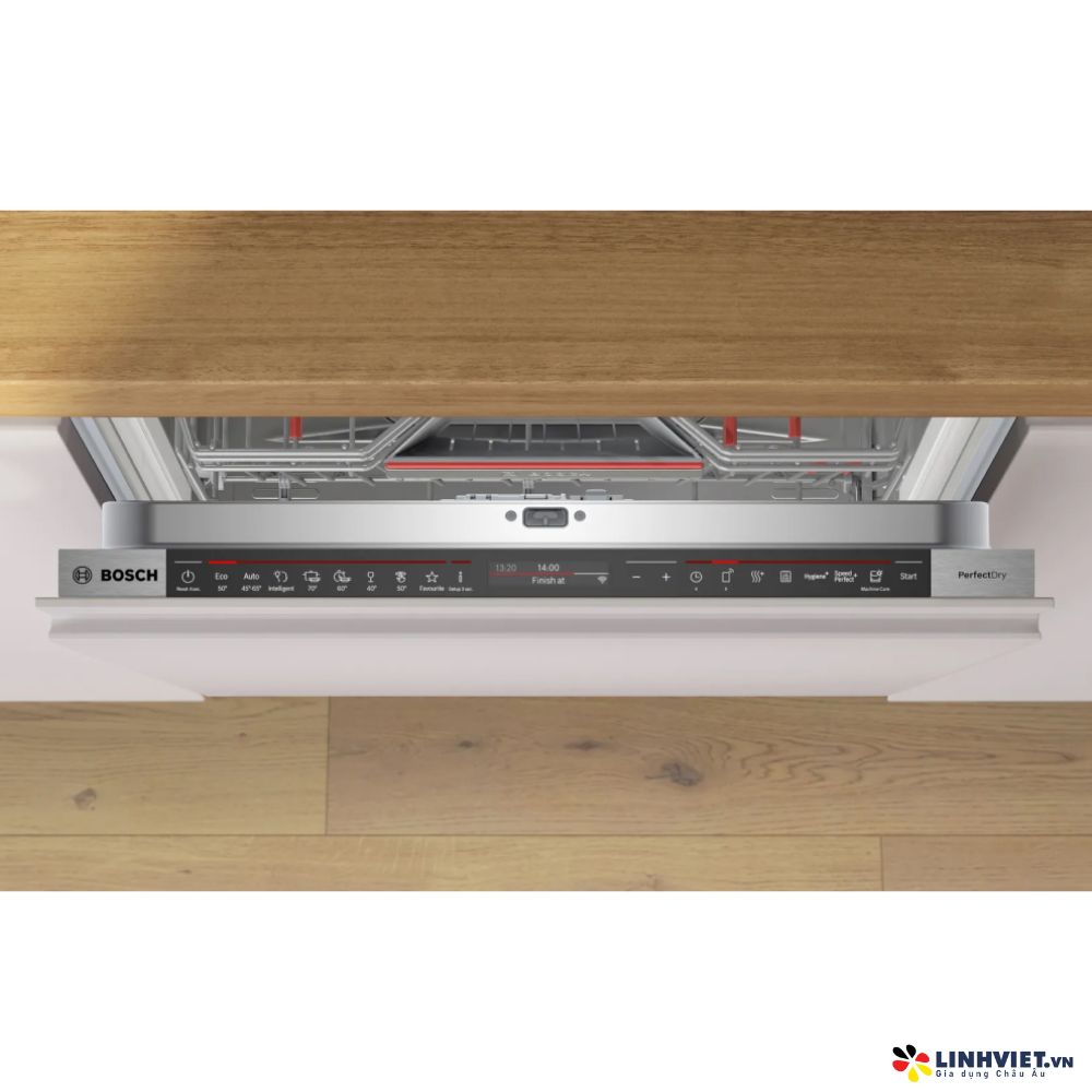 Máy rửa bát âm tủ Bosch SMD8TCX01E - serie 8 - Zeolith