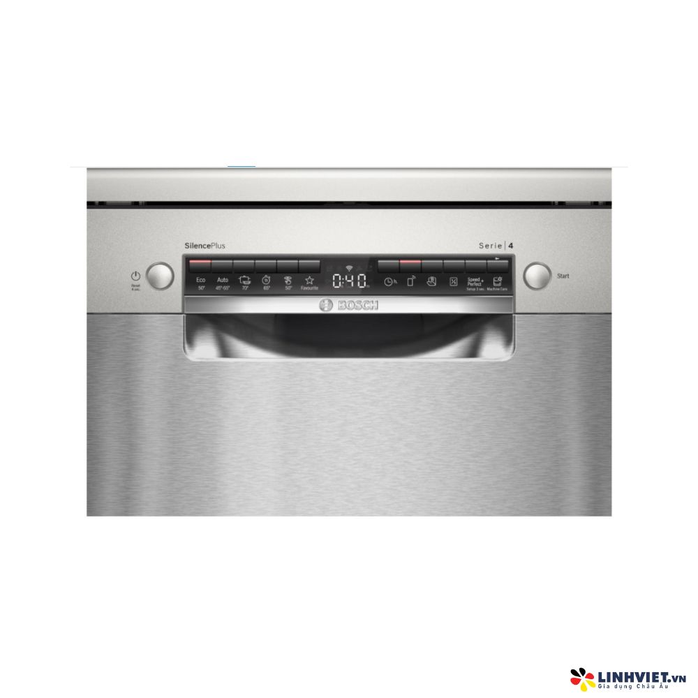 Máy rửa bát Bosch SMS4EMI01E - Serie 4 - tự động hé cửa