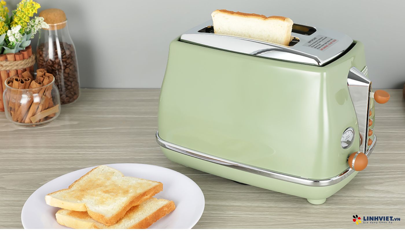 Máy nướng bánh mì Delonghi CTOV2103.GR