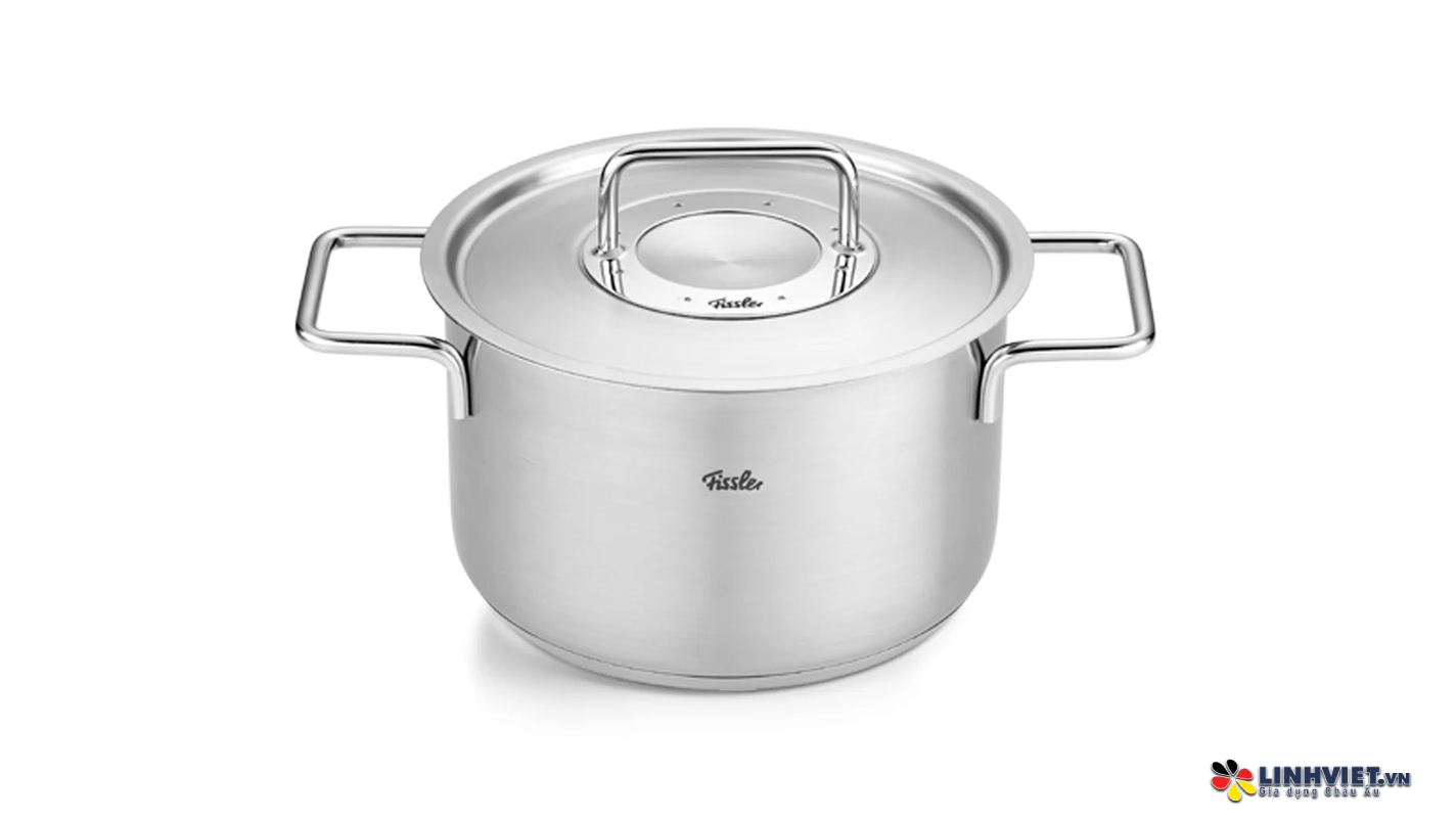 Bộ Nồi Fissler Pure 5 Món Nắp Inox Có Quánh 086-114-05-000