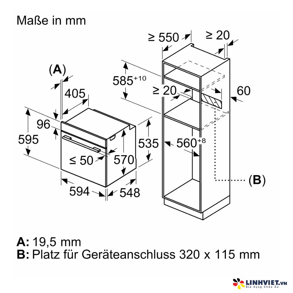 Lò nướng Siemens HB517ABS0 - IQ500