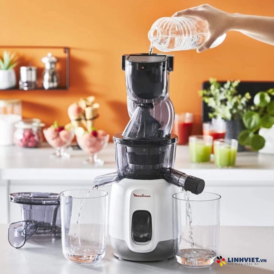 Máy ép chậm Moulinex Ultra Juice 200 ZU600110 - màu Trắng