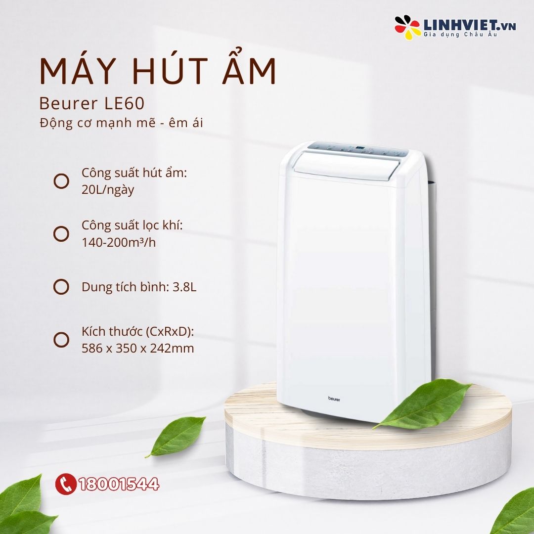 Máy hút ẩm Beurer LE60