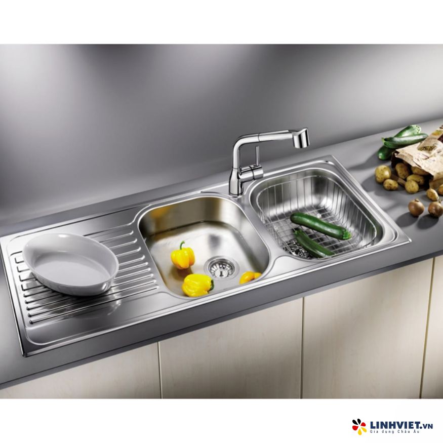 Chậu rửa bát Blanco Lemis 8 S-IF Chrome