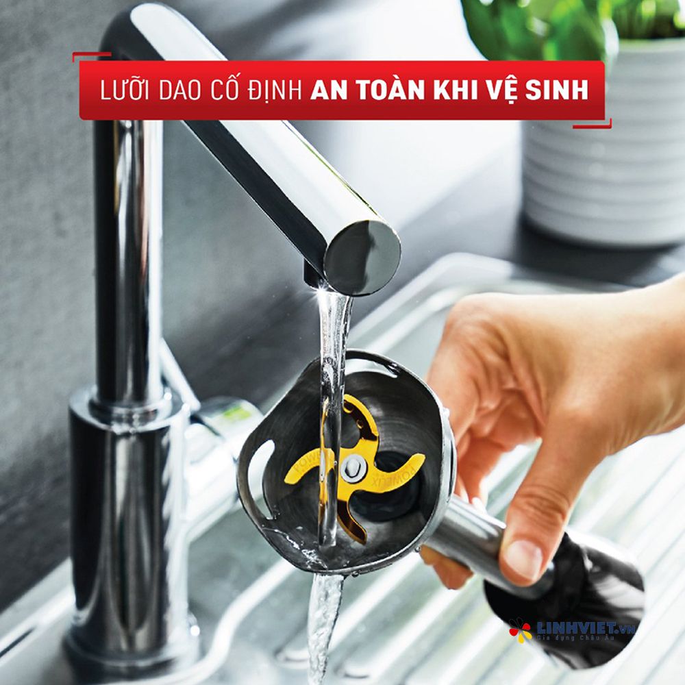 Máy xay sinh tố cầm tay Tefal HB943838 - đen, 1000W