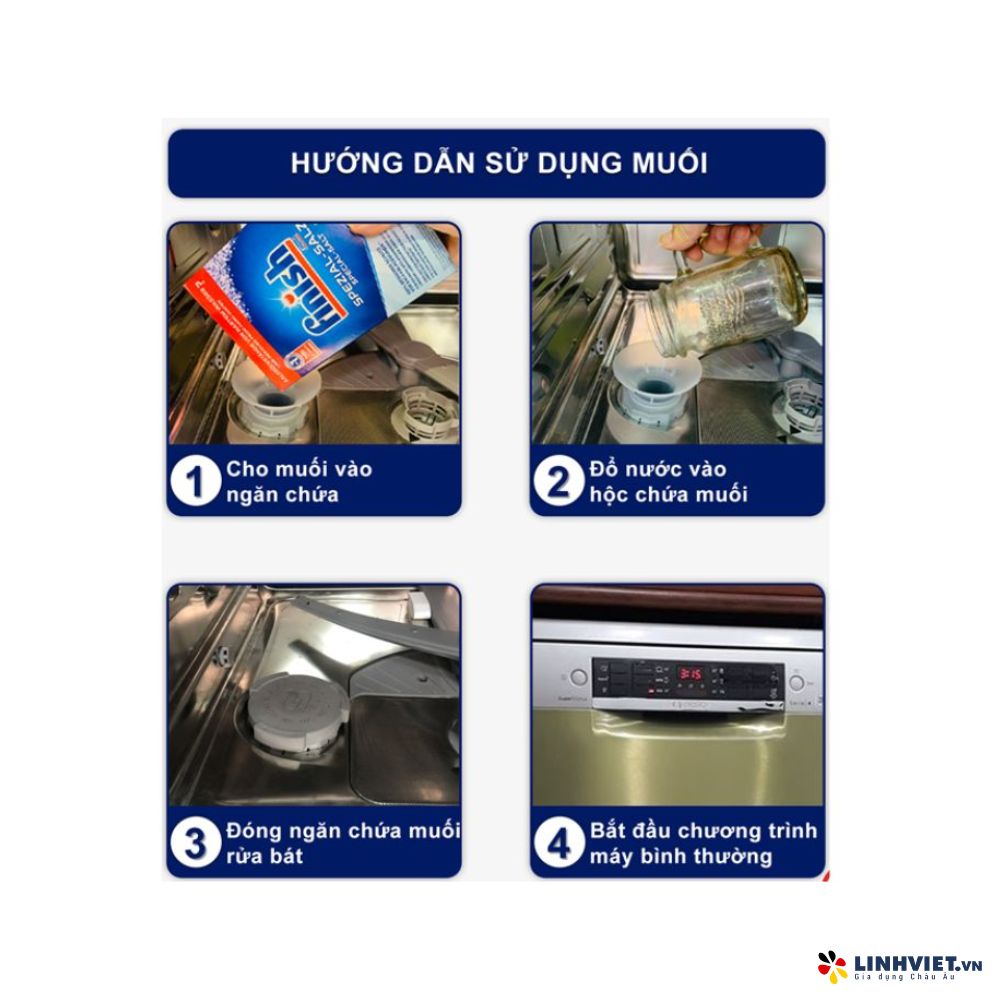 Muối rửa bát Finish 1 Kg