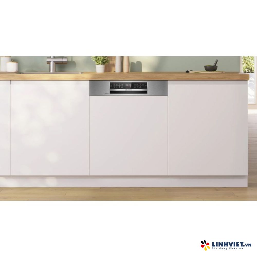 Máy rửa bát bán âm Bosch SMI6ZCS16E-Series 6- Zeolith