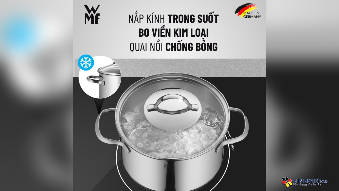Bộ nồi WMF Provence Plus Set 4 - 0723046380