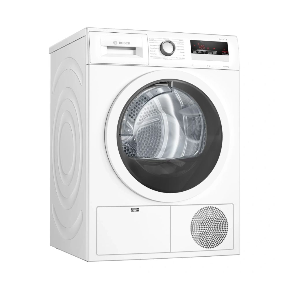 Máy sấy bơm nhiệt Bosch WTH85V0GPL - series 4 - 8 kg