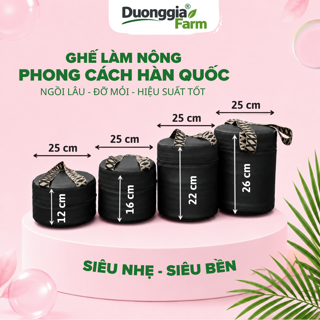 Ghế làm nông, làm vườn tiện lợi - Phong cách Hàn Quốc - Duonggia Farm