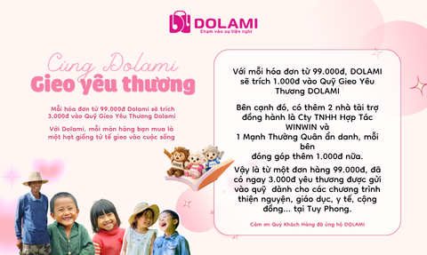 CÙNG DOLAMI – GIEO YÊU THƯƠNG 🌱