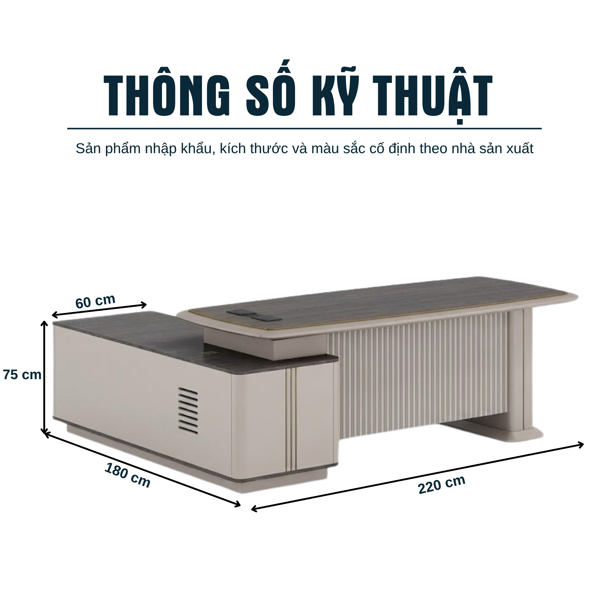 Bàn Giám Đốc Nhập Khẩu FGBGDN005