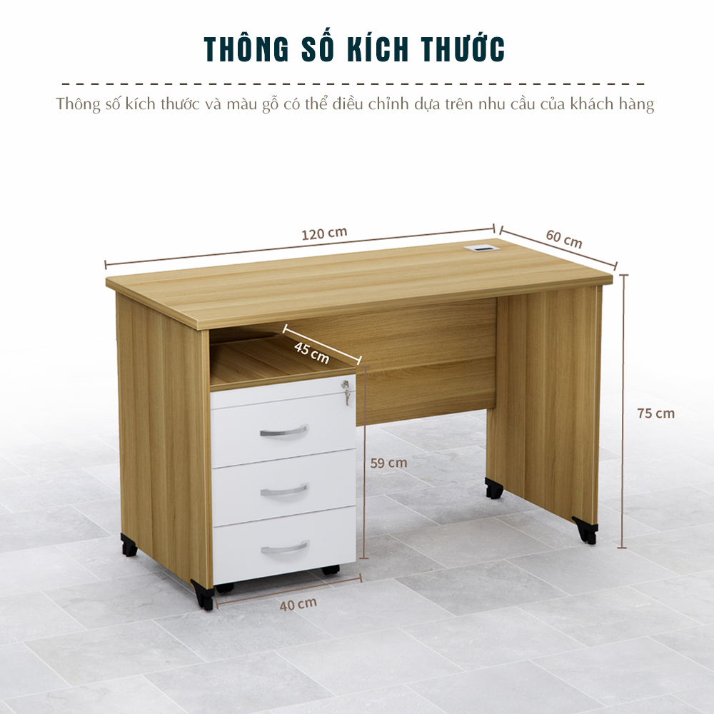 Bàn Nhân Viên Cao Cấp Fergus FGBNV019