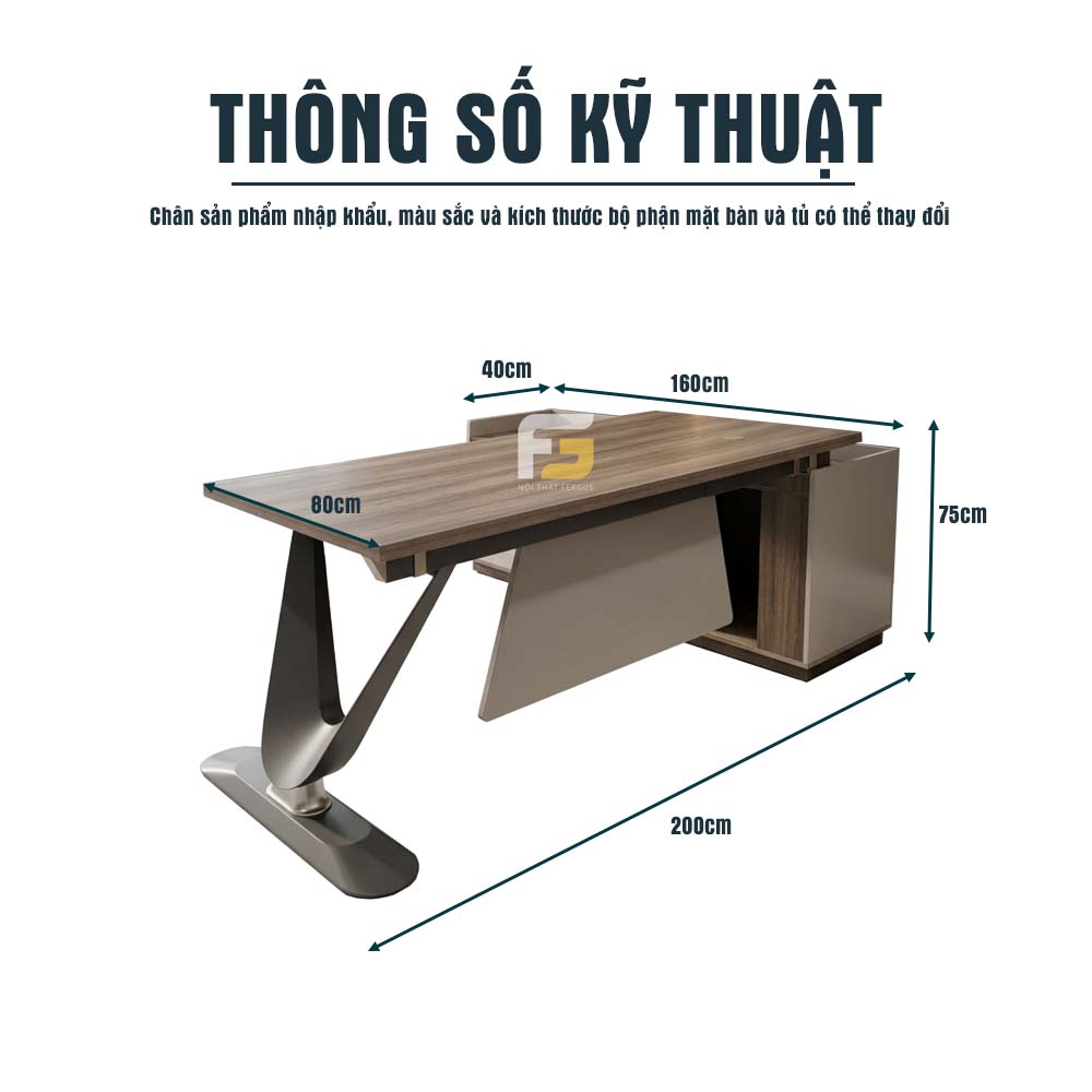 Bàn Giám Đốc Nhập Khẩu FGBGDN006