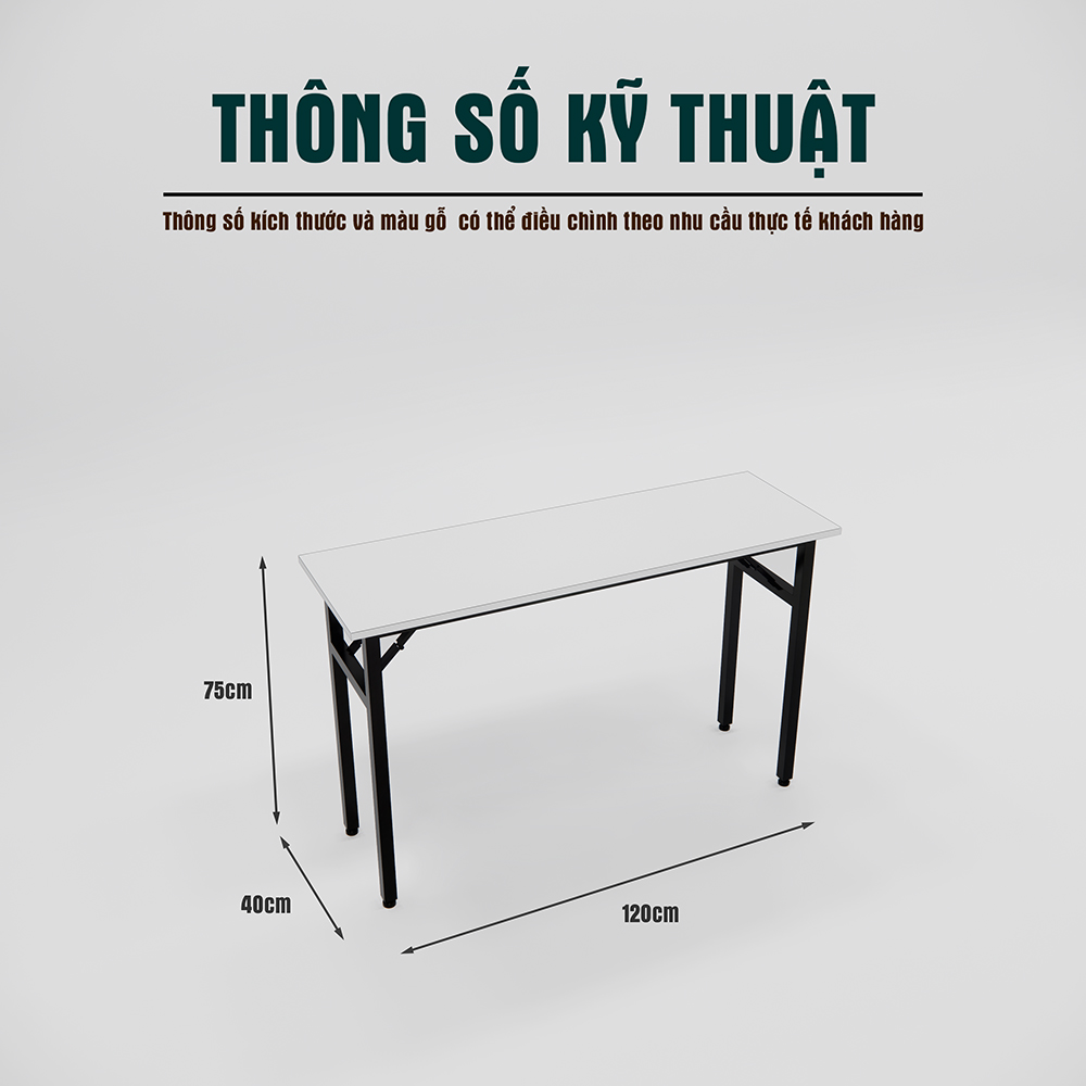 Bàn Nhân Viên Gấp Gọn Cao Cấp Fergus FGBNVG01