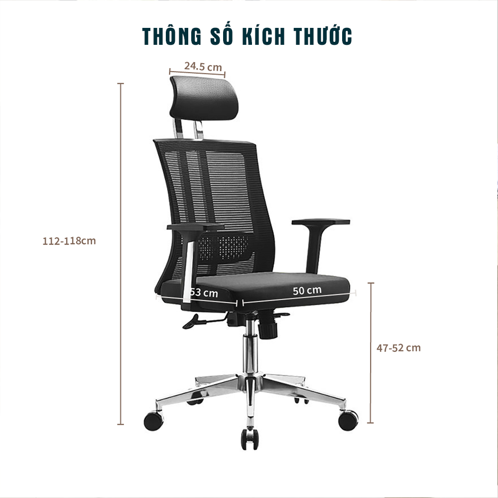 Ghế Xoay Văn Phòng Fergus FGEG892