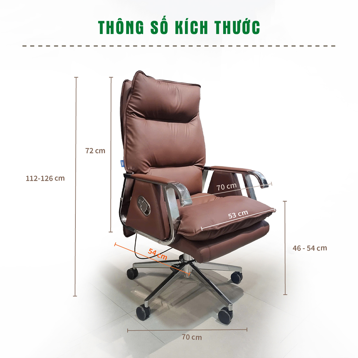 Ghế Giám Đốc Cao Cấp Fergus FG1004N