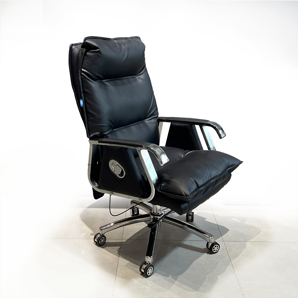 Ghế giám đốc da thật màu đen sang trọng