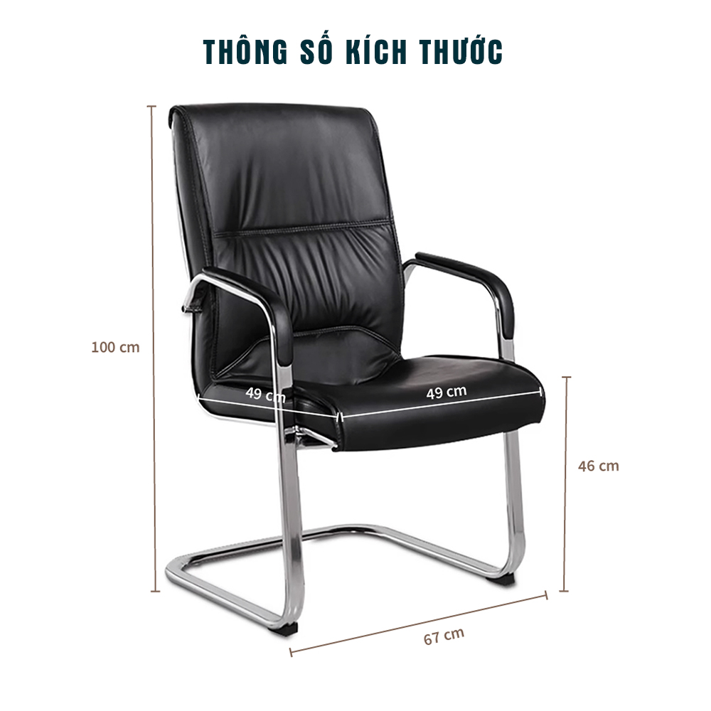 Ghế Văn Phòng Quỳ Da Fergus FGGQ03D
