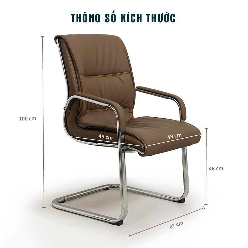 Ghế Văn Phòng Quỳ Da Fergus FGGQ03N