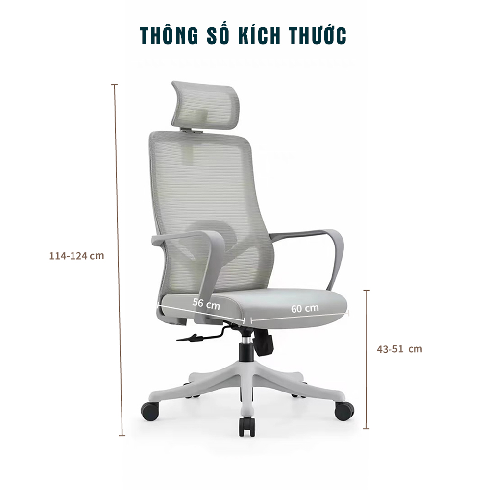 Ghế Xoay Văn Phòng Fergus FGGVP05