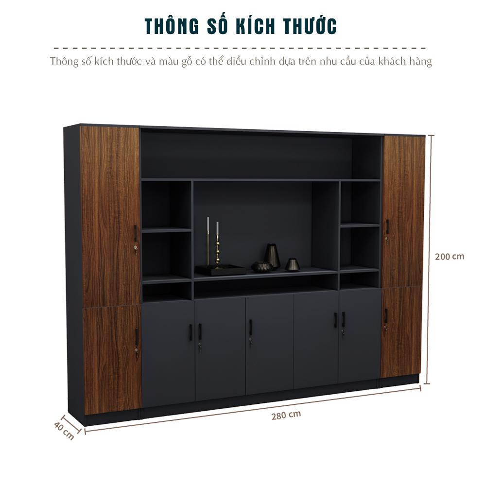 Tủ Giám Đốc Cao Cấp Fergus FGTGD046