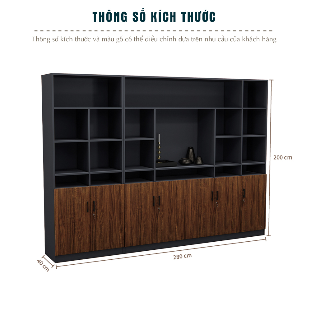 Tủ Giám Đốc Cao Cấp Fergus FGTGD047