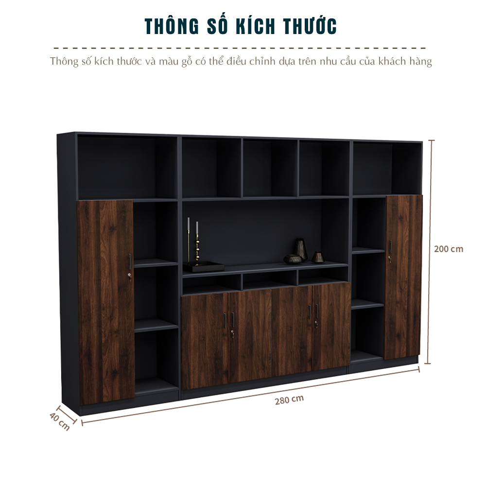 Tủ Giám Đốc Cao Cấp Fergus FGTGD048