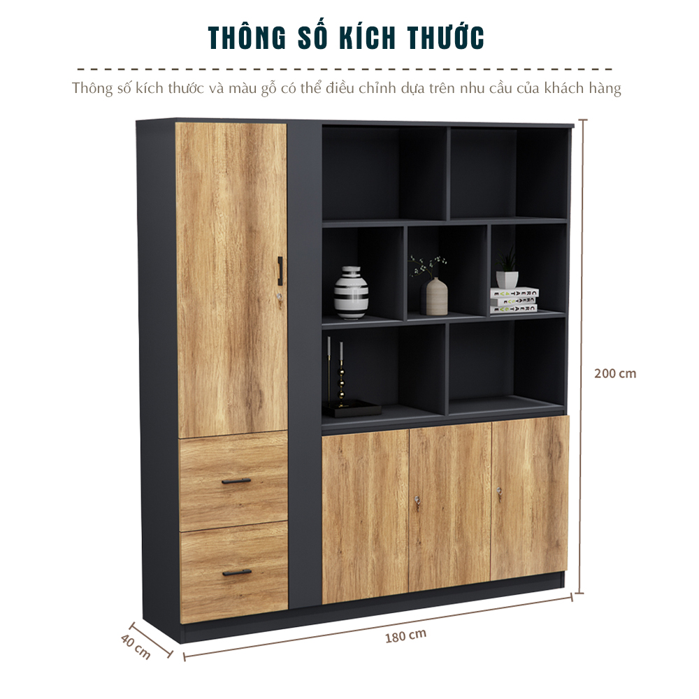 Tủ Giám Đốc Cao Cấp Fergus FGTGD052