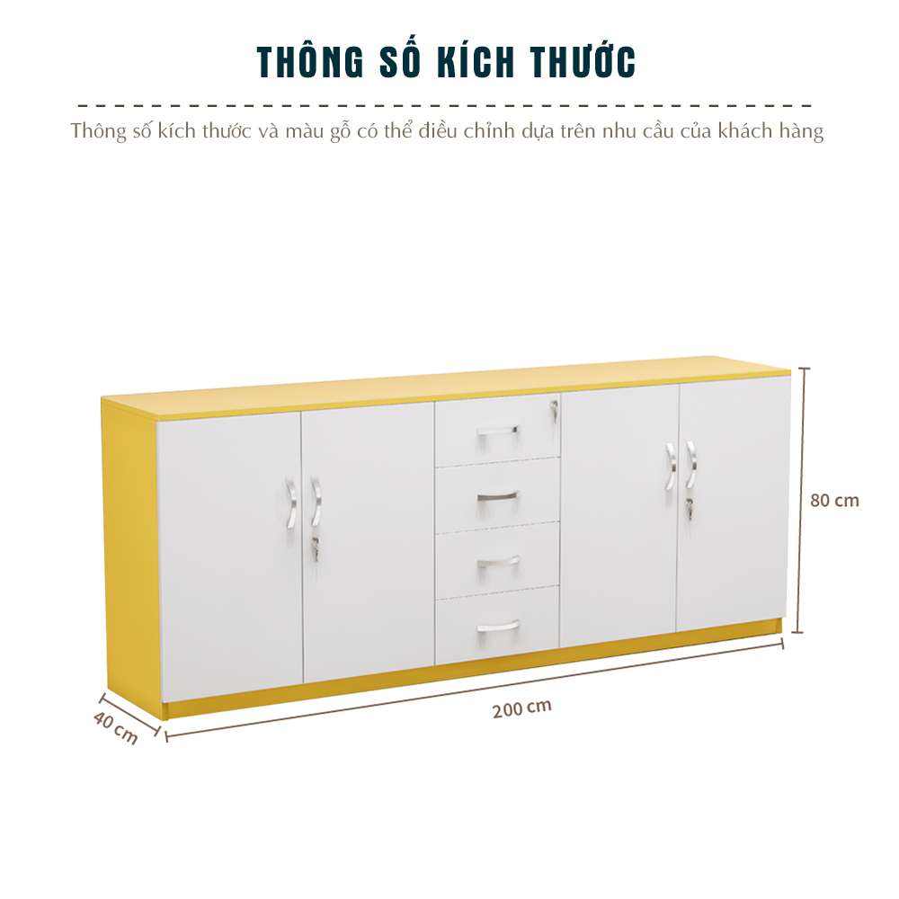 Tủ Hồ Sơ Thấp Cao Cấp Fergus FGTHST17