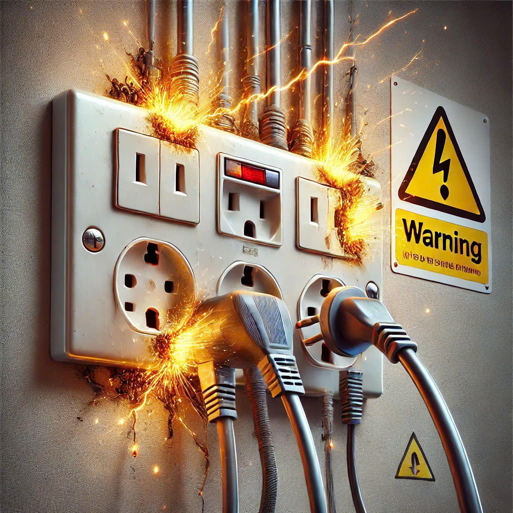 CÁC NGUYÊN NHÂN GÂY CHÁY NỔ THƯỜNG GẶP DO Ổ CẮM ĐIỆN