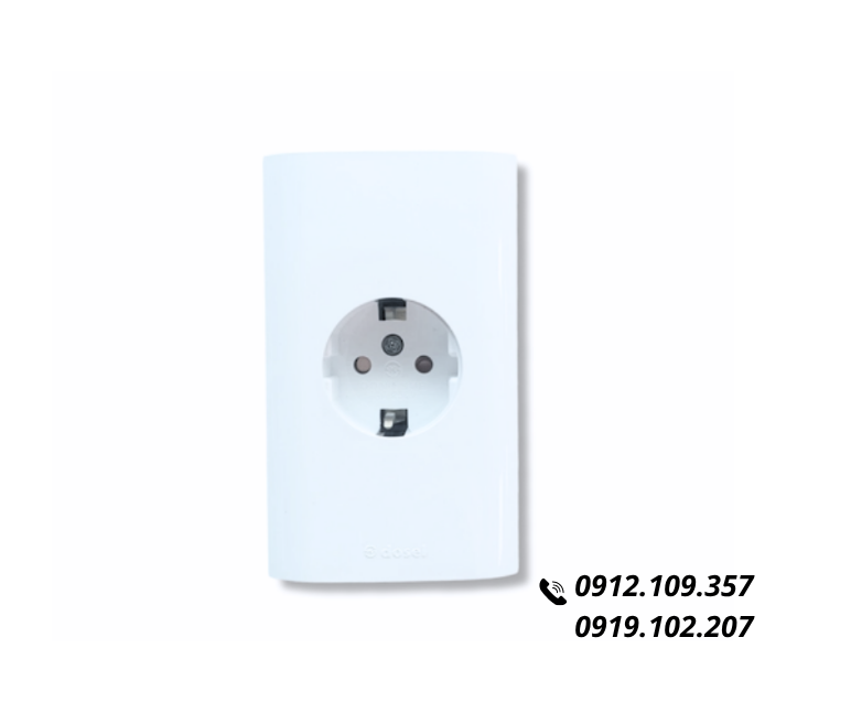 Ổ Cắm Điện Âm Tường 1 Lỗ Hàn Quốc Dosel DC2217
